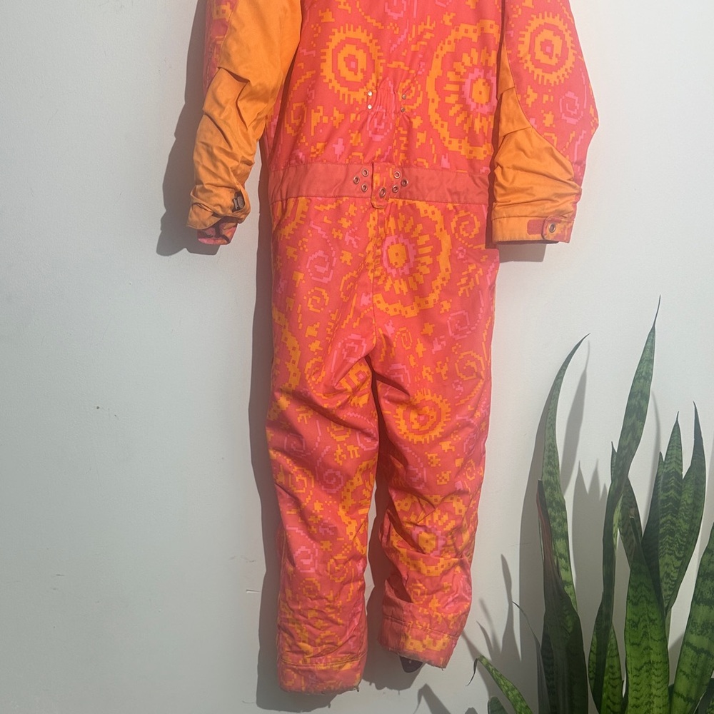 Obermeyer Vibrant Pink and Orange Kids Footie - Picture 8 of 16